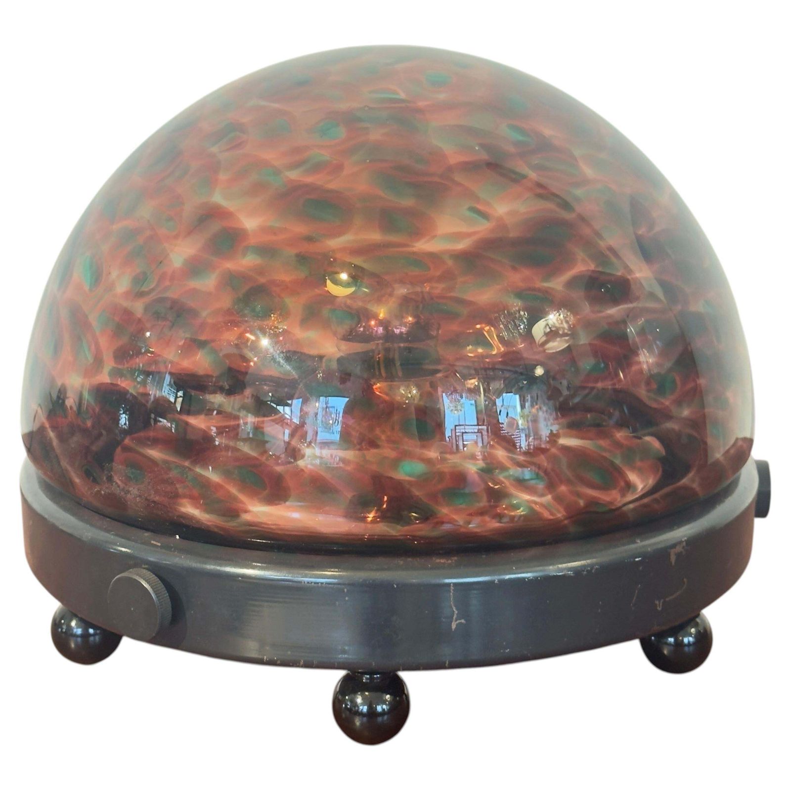 Vistosi Table Lamp Murrine Glass Murano Designed By Gae Aulenti