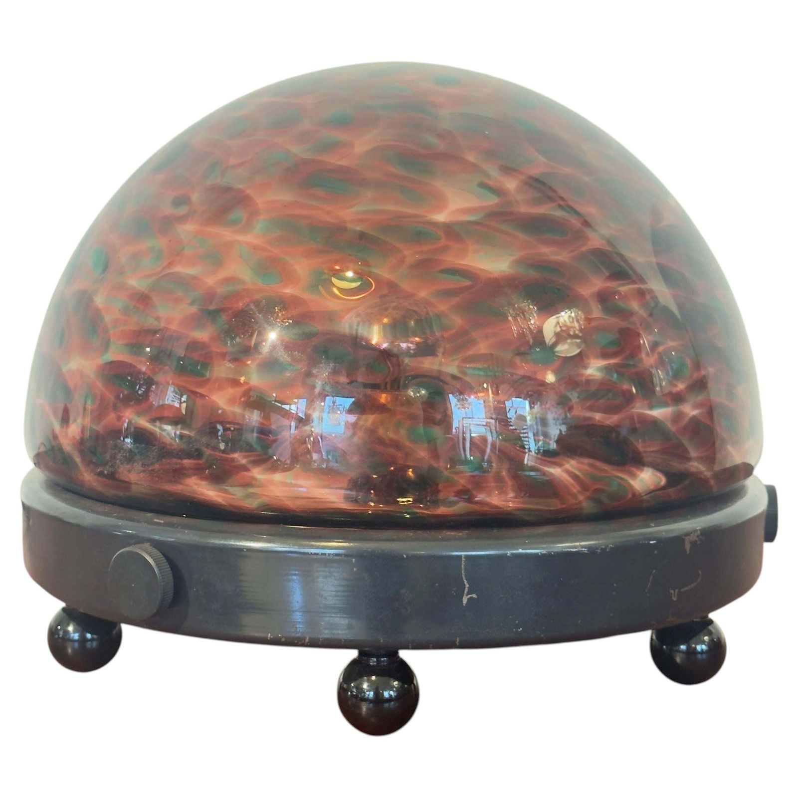 Vistosi Table Lamp Murrine Glass Murano Designed By Gae Aulenti photo for sale