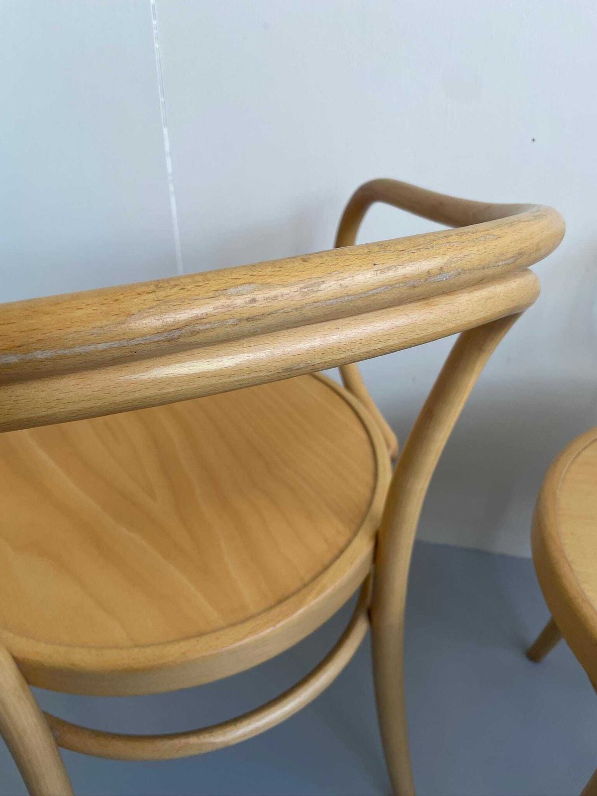 Set Of 4 Thonet No. 30 Bentwood Cafe Bistro Dining Chairs Beech Wood photo buy