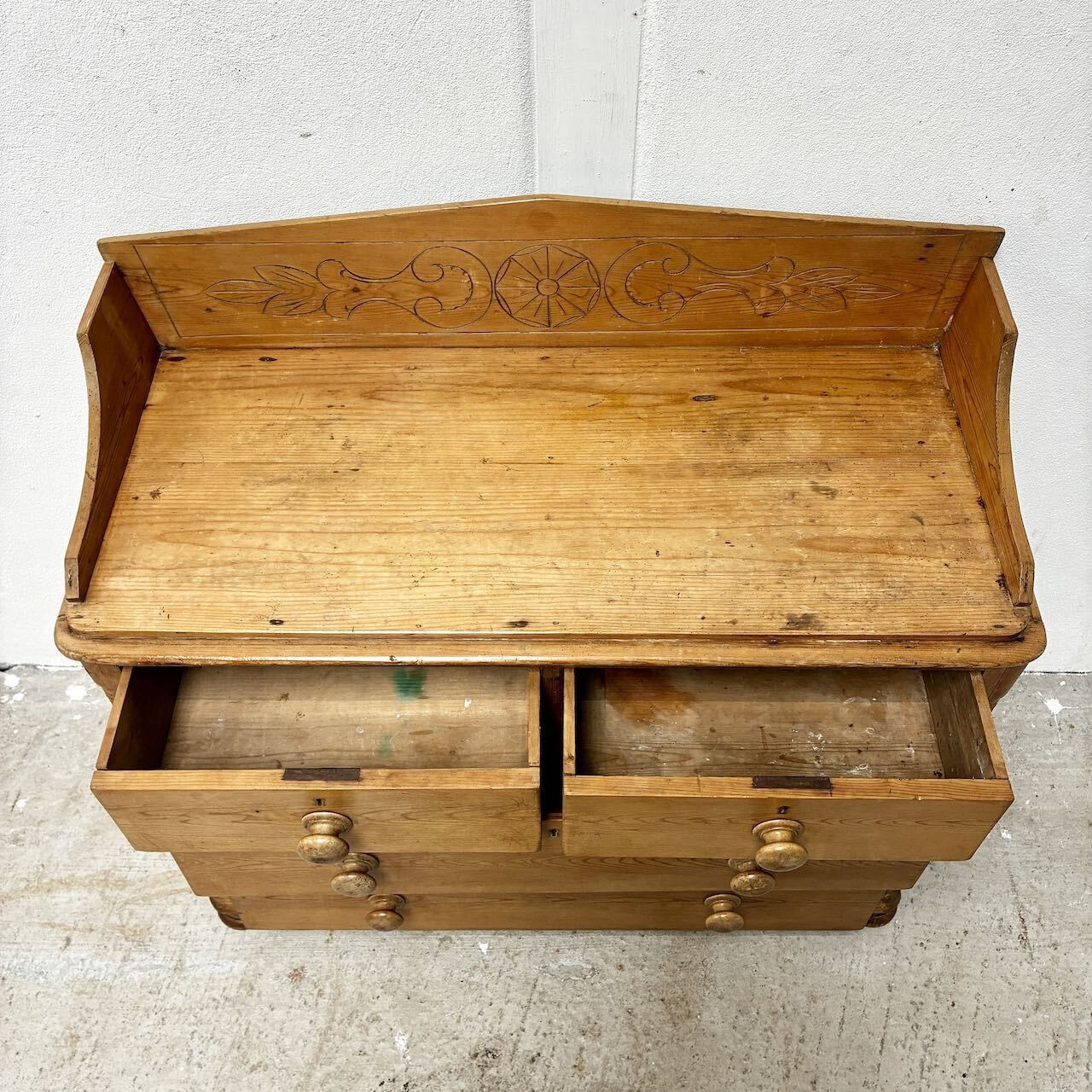 Vintage Pine Chest Of Drawers photo Furniture