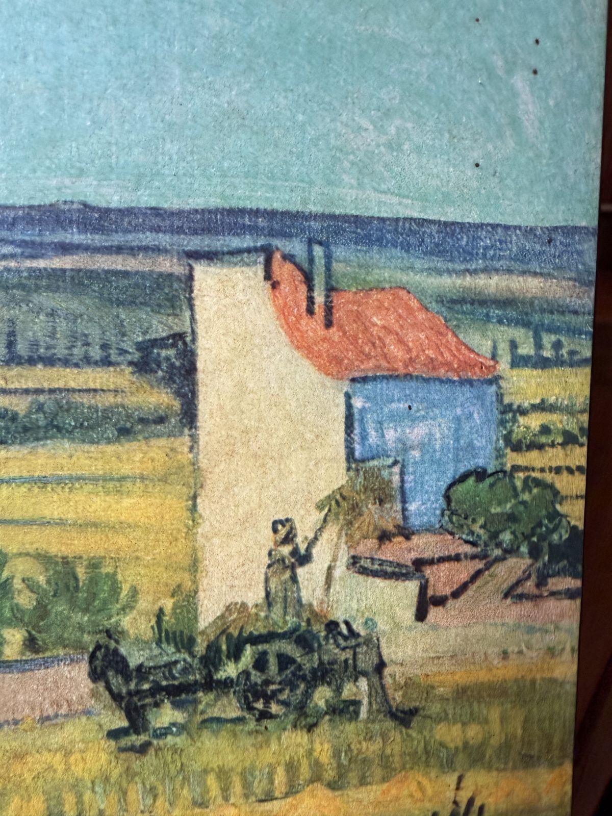 Athena Board Print Van Gogh The Harvest 70s Retro photo for sale