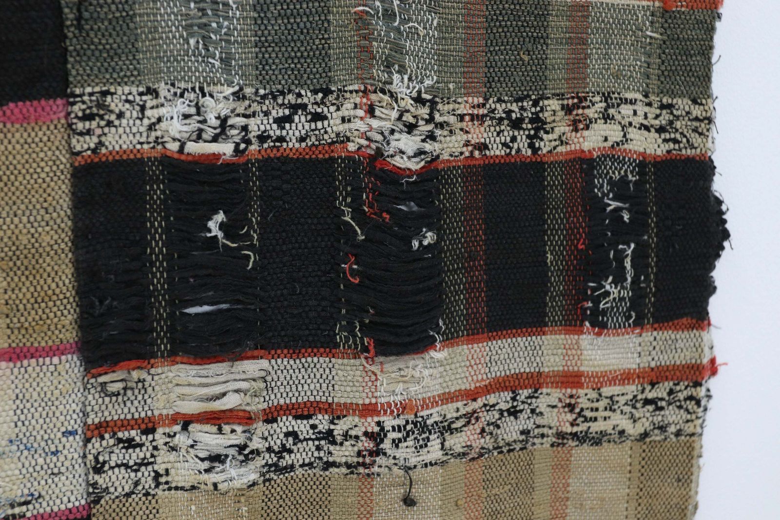 Vintage Cotton Japanese Showa Period Muted Tones Sakori photo buy