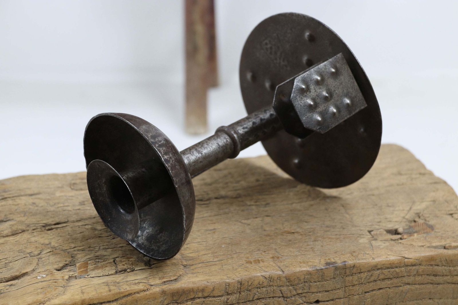 photo for sale Early 20th Century German Arts & Crafts Candle Stick By Hugo Berger