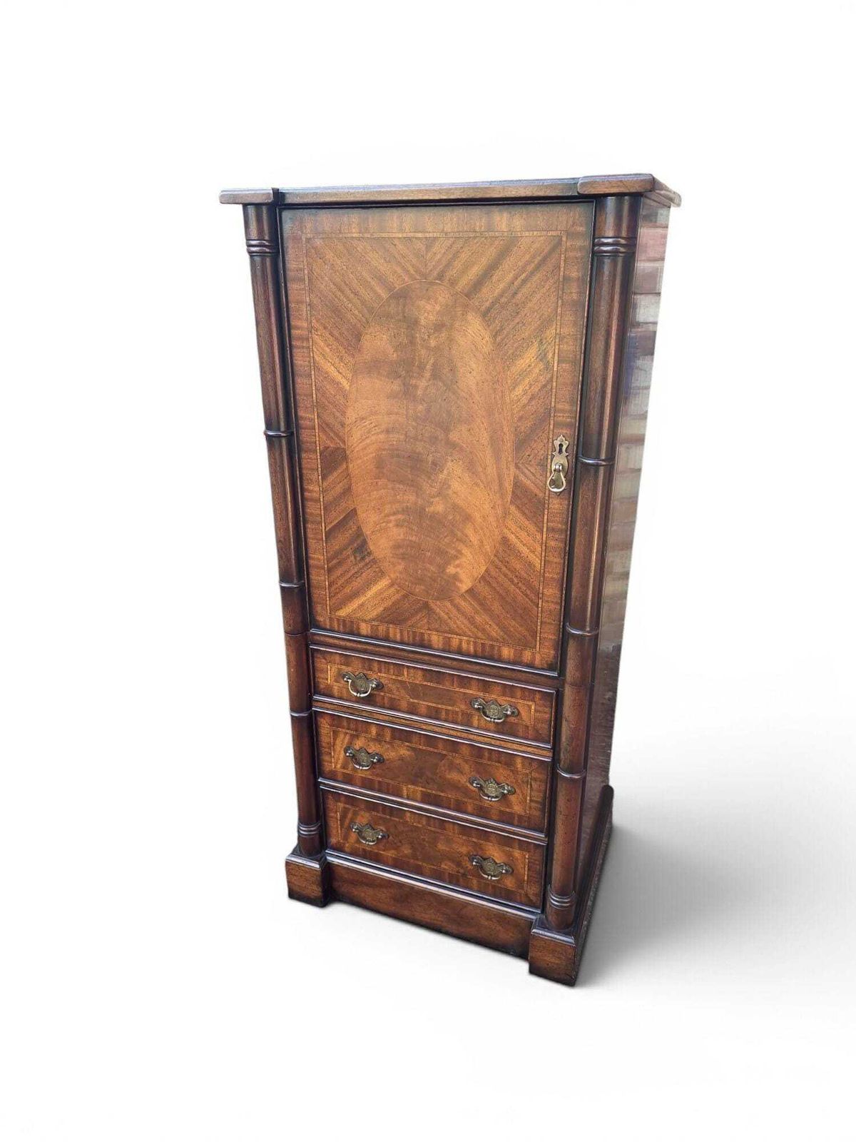 Furniture Vintage Mahogany Hi Fi Cabinet / Media Cupboard / C1970 photo