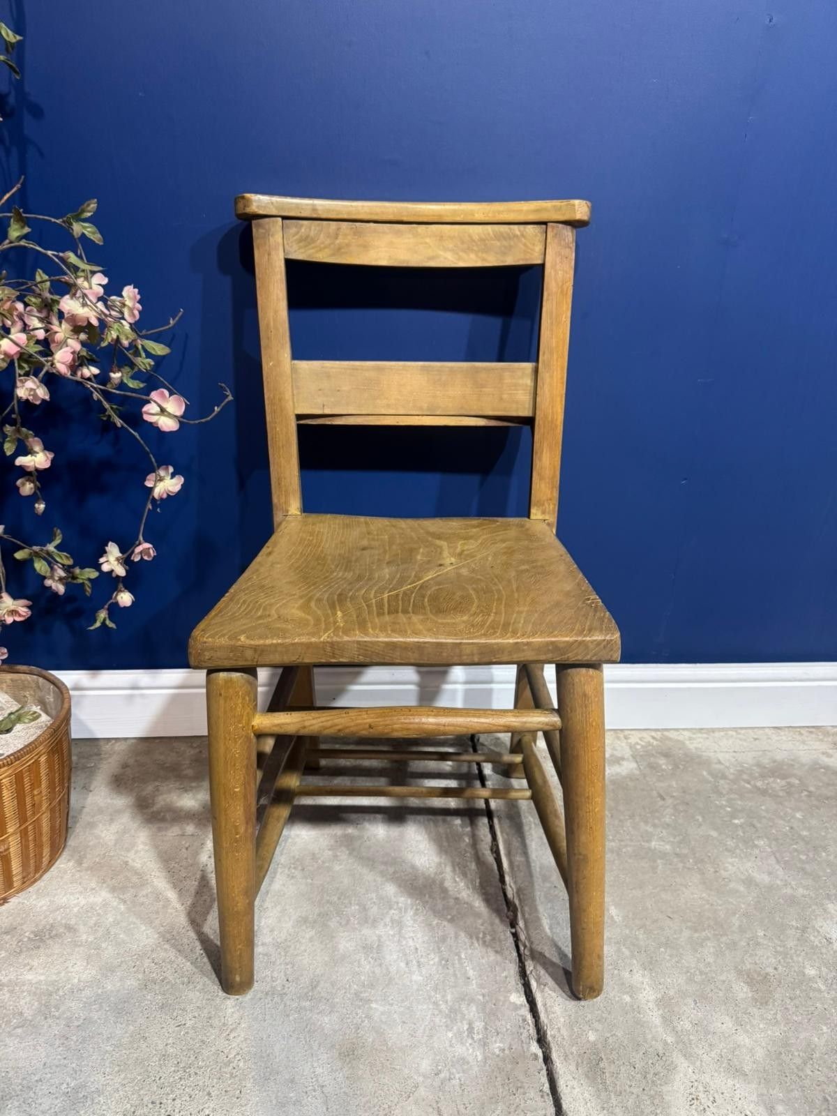 Victorian Chair Elm And Beech Church Chapel Chair Farmhouse photo furniture