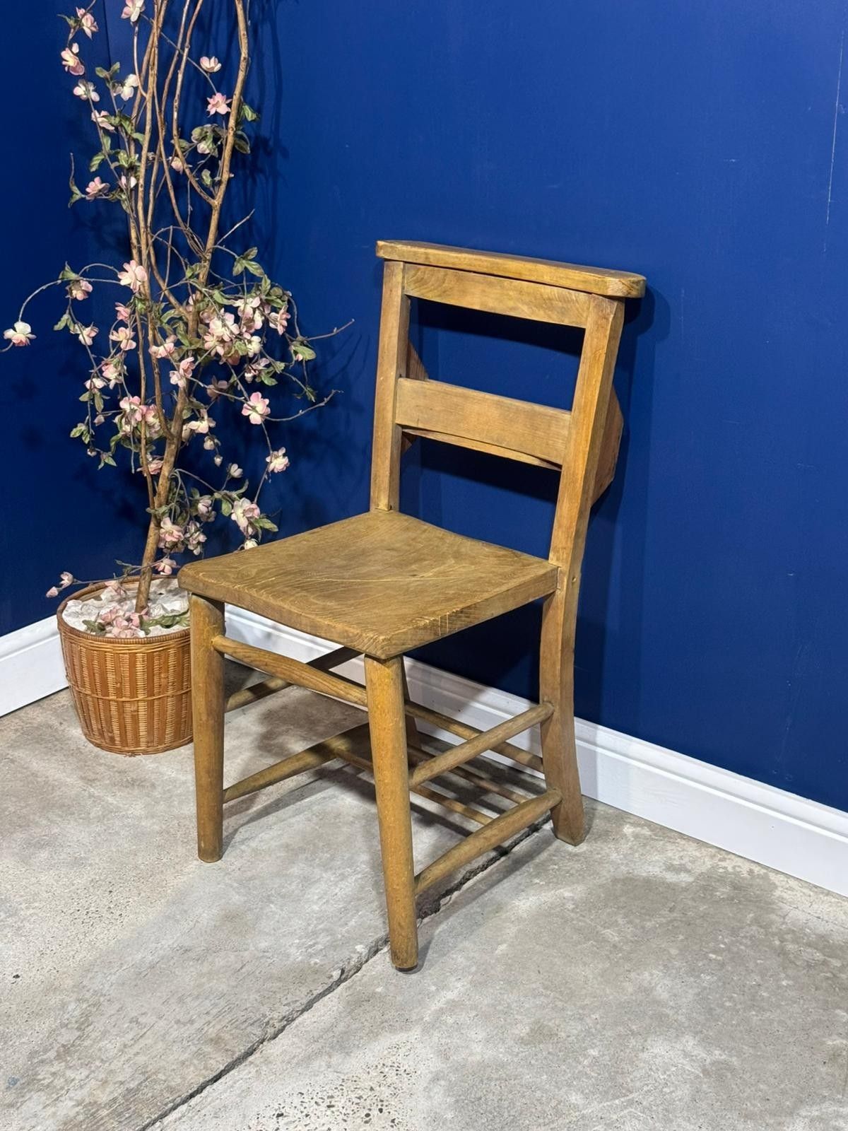 Victorian Chair Elm And Beech Church Chapel Chair Farmhouse photo for sale