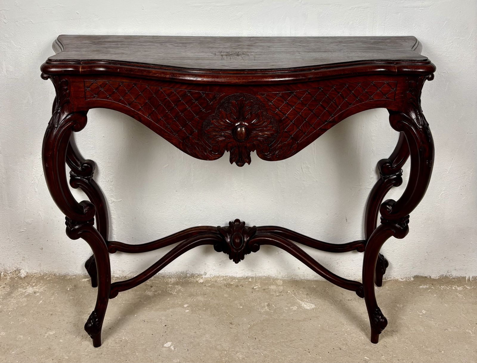 Italiaanse Rococo-stijl Gesneden Consoletafel, Begin 20e Eeuw photo furniture