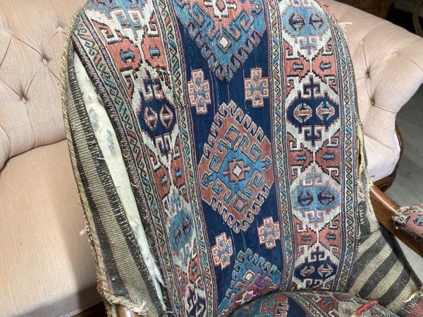 A Fine Decorative Early 19thc Rosewood And Fabric Armchair photo Furniture