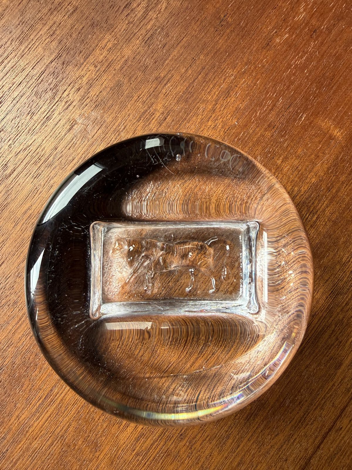 Vintage Erik Höglund For Boda Glass Art Paperweight