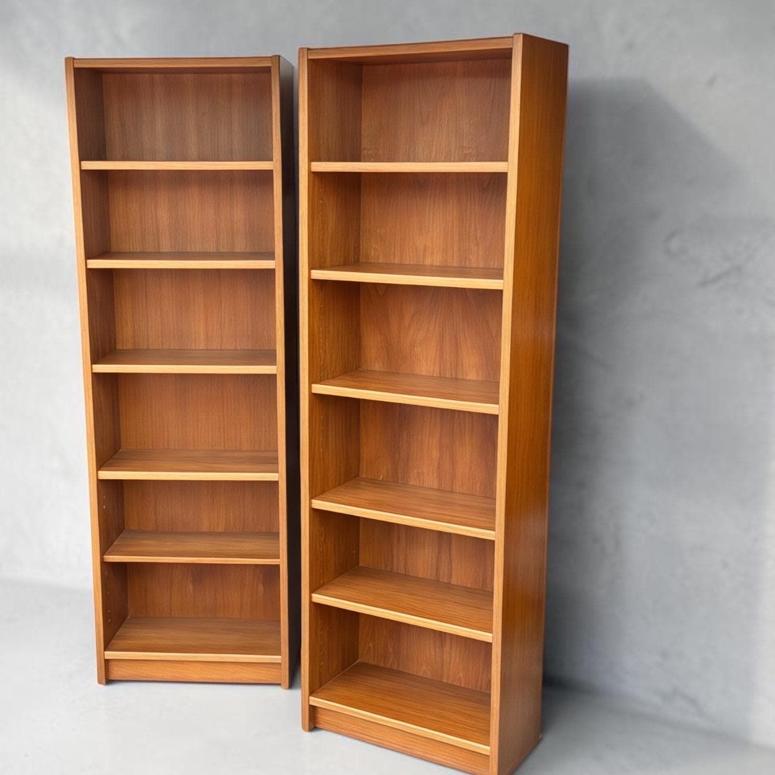 Pair Of Danish Teak Bookcases, Uldum Møbelfabrik, 1960s–70s