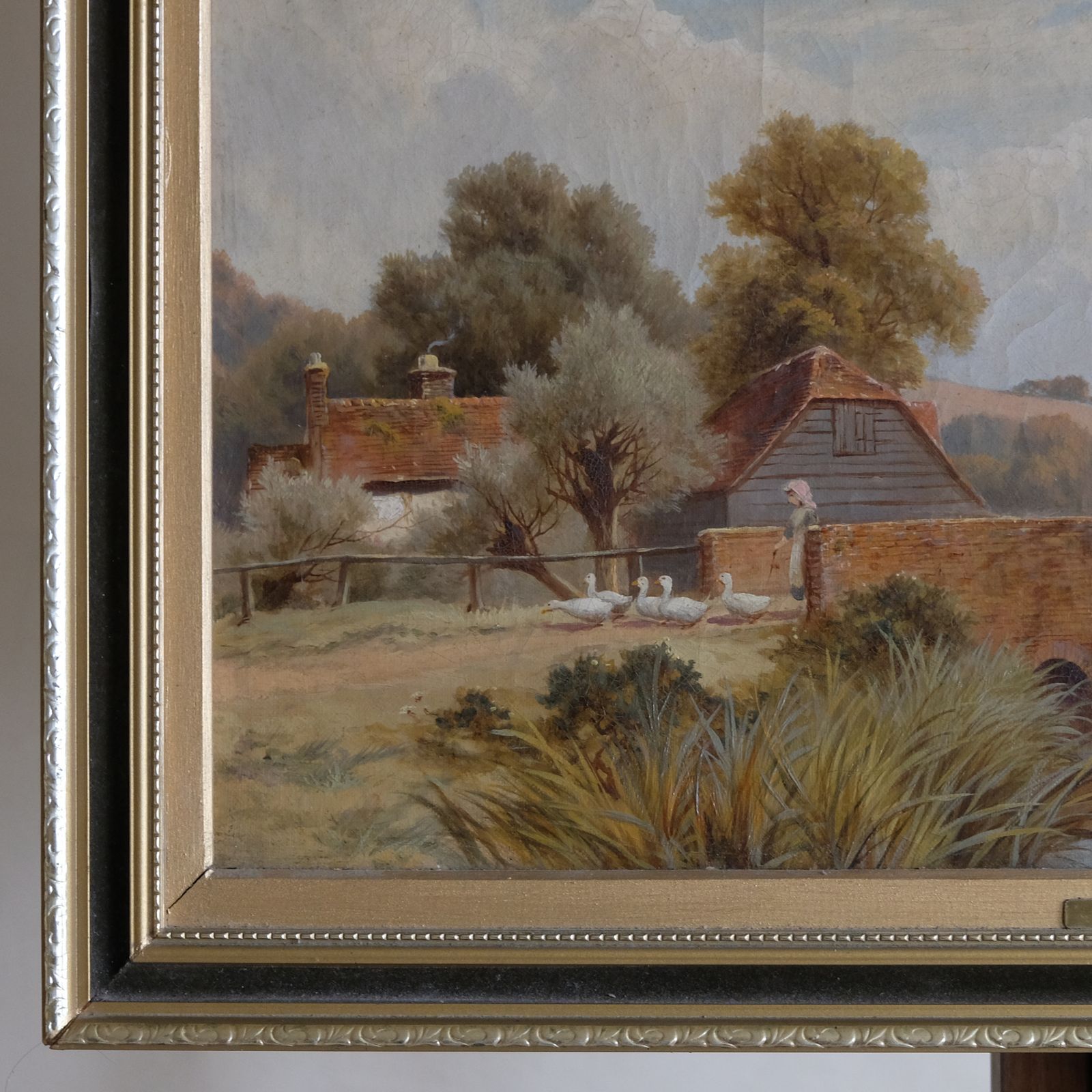 Landscape With A Goose Girl, Attributed To Ch Maidanerst photo 225.0