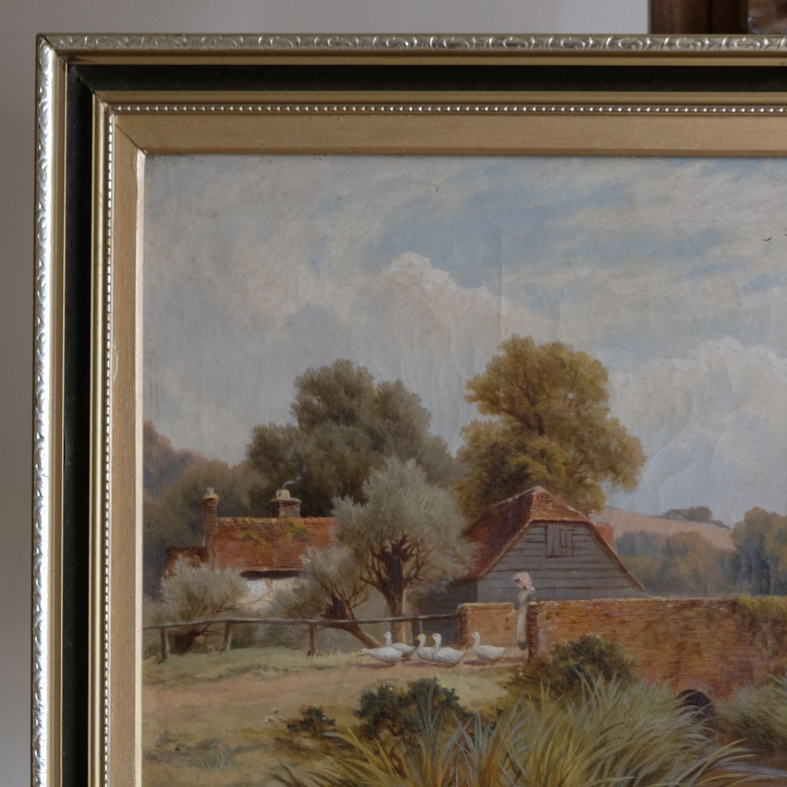 Landscape With A Goose Girl, Attributed To Ch Maidanerst photo vinterior