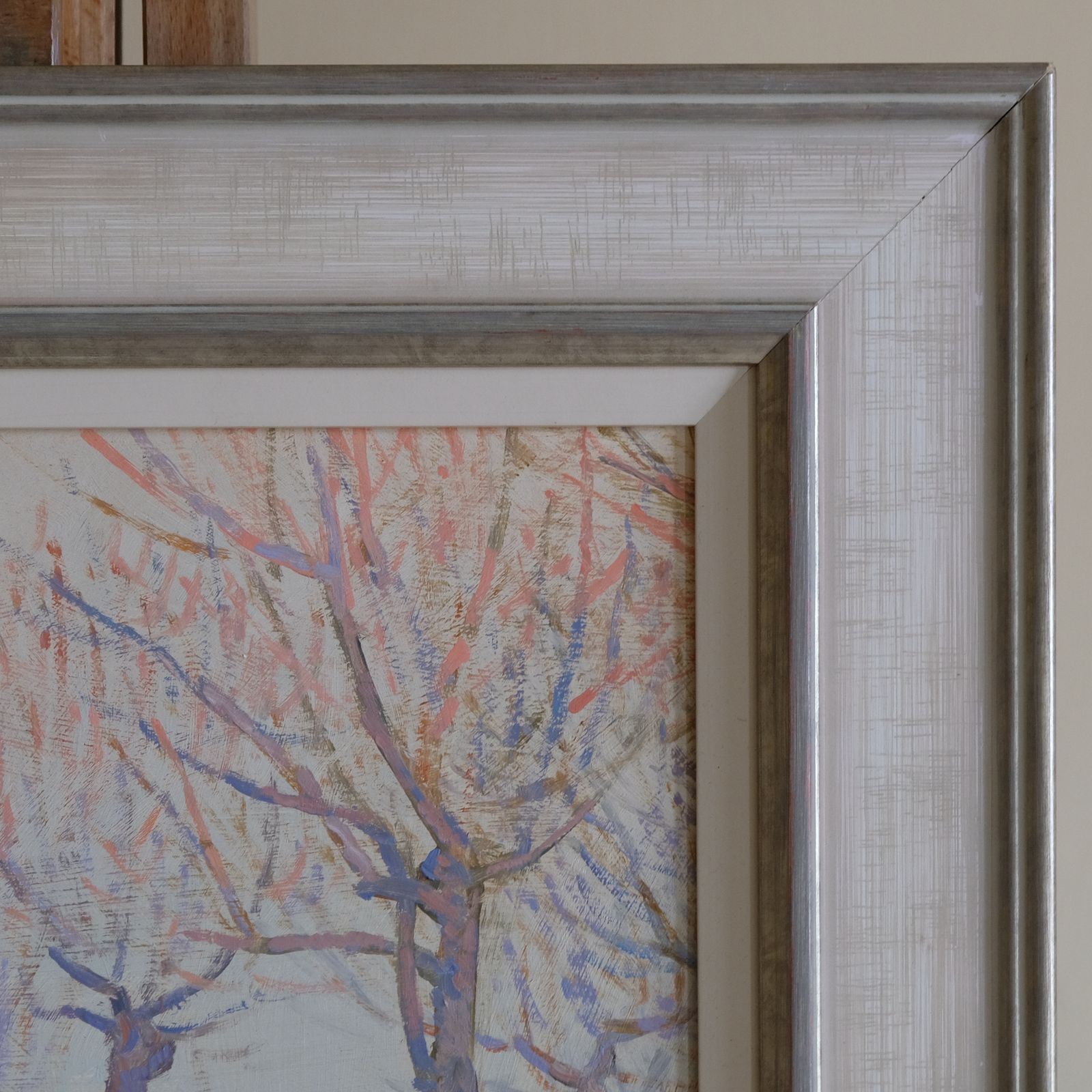 20th Century Oil On Board Painting 'Ghost' By Glen Preece photo vinterior