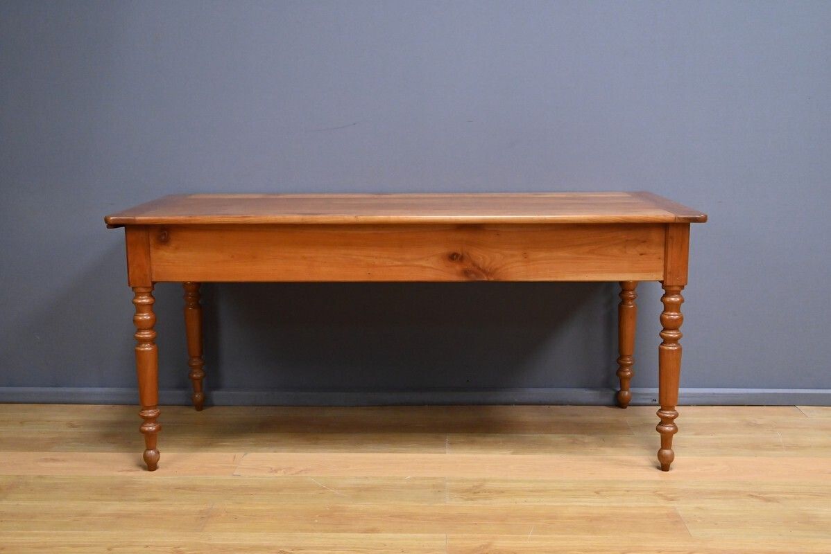 Cherry Wood Farmhouse Table – Late 19th Century photo 2830.0