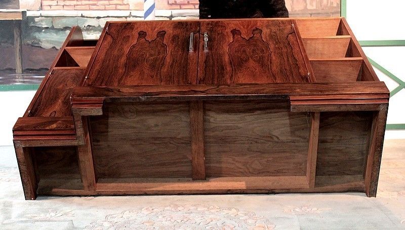 photo furniture Art Deco Work Desk In Rosewood 20th