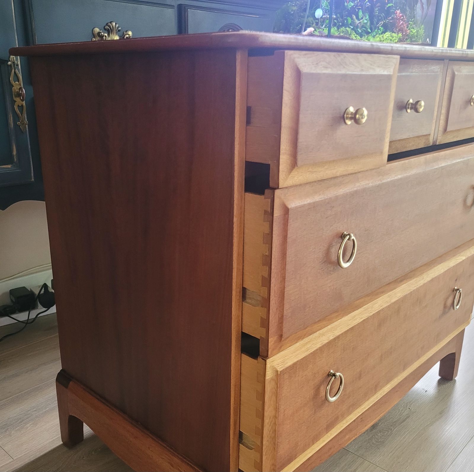 Stag Minstrel Restored Chest Of Drawers photo buy
