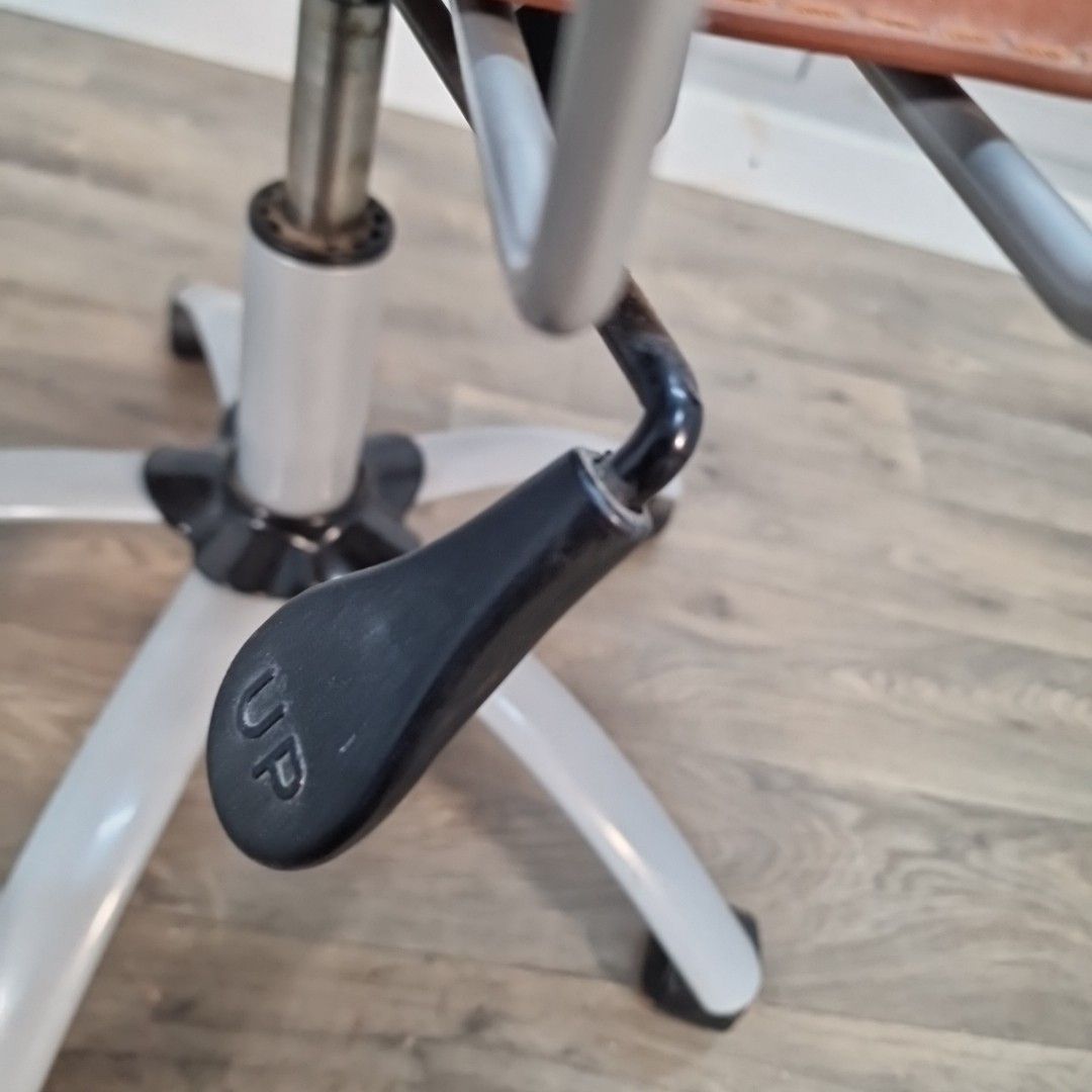 photo vinterior Vintage Office Chair Swivel Desk Seat Retro Arne Jacobsen Style Syver 7 Repro