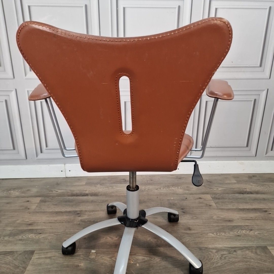 photo buy Vintage Office Chair Swivel Desk Seat Retro Arne Jacobsen Style Syver 7 Repro