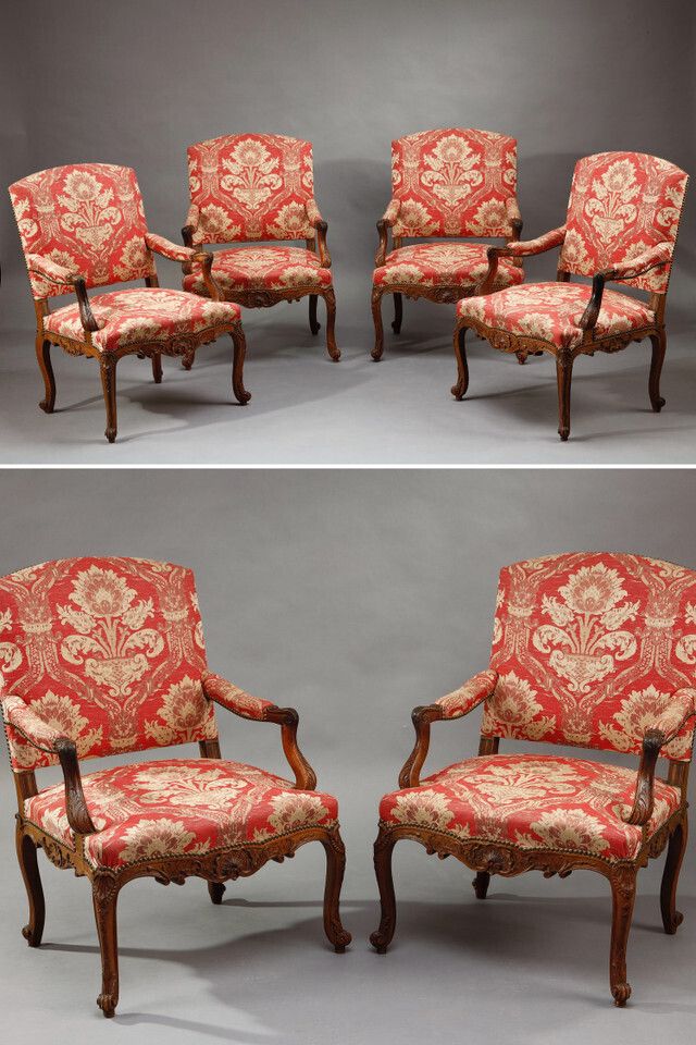 Set Of Four Napoleon III Salon Chairs