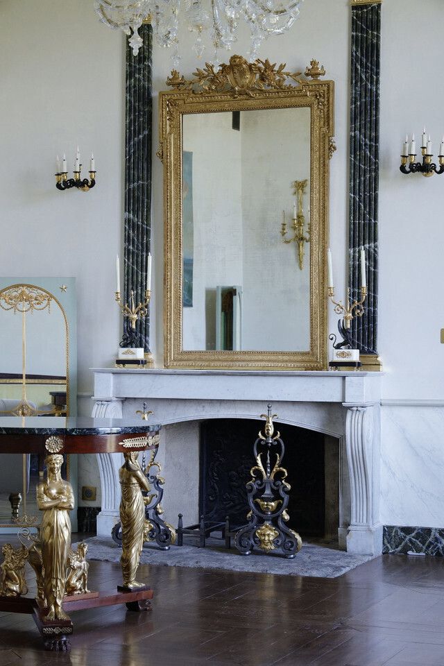 Gilded Wood Mirror In The Napoleon III Style, 19th Century photo furniture
