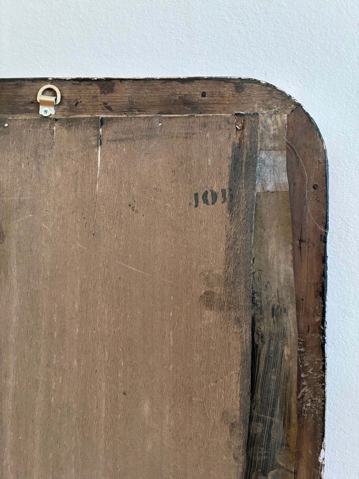photo furniture Antieke Franse Louis Philippe spiegel in verzilverd en verguld hout – eind 19e eeuw