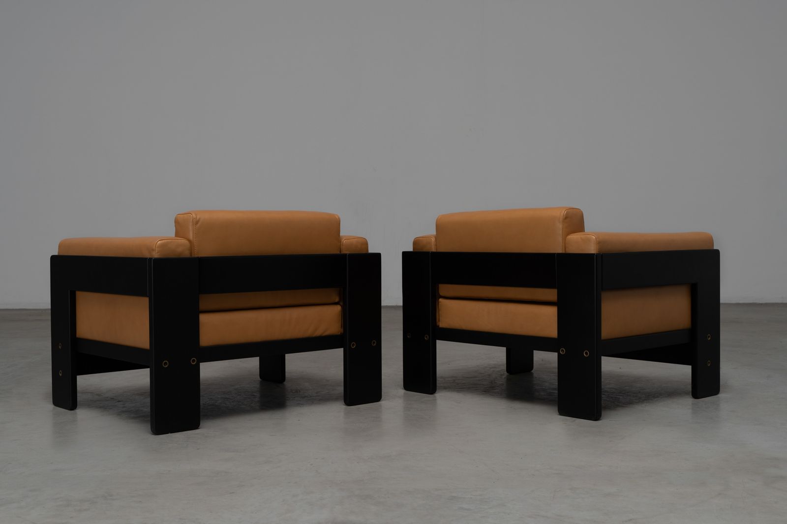 A Pair Of Early Edition Bastiano Armchairs   Afra And Tobia Scarpa For Gavina photo vinterior