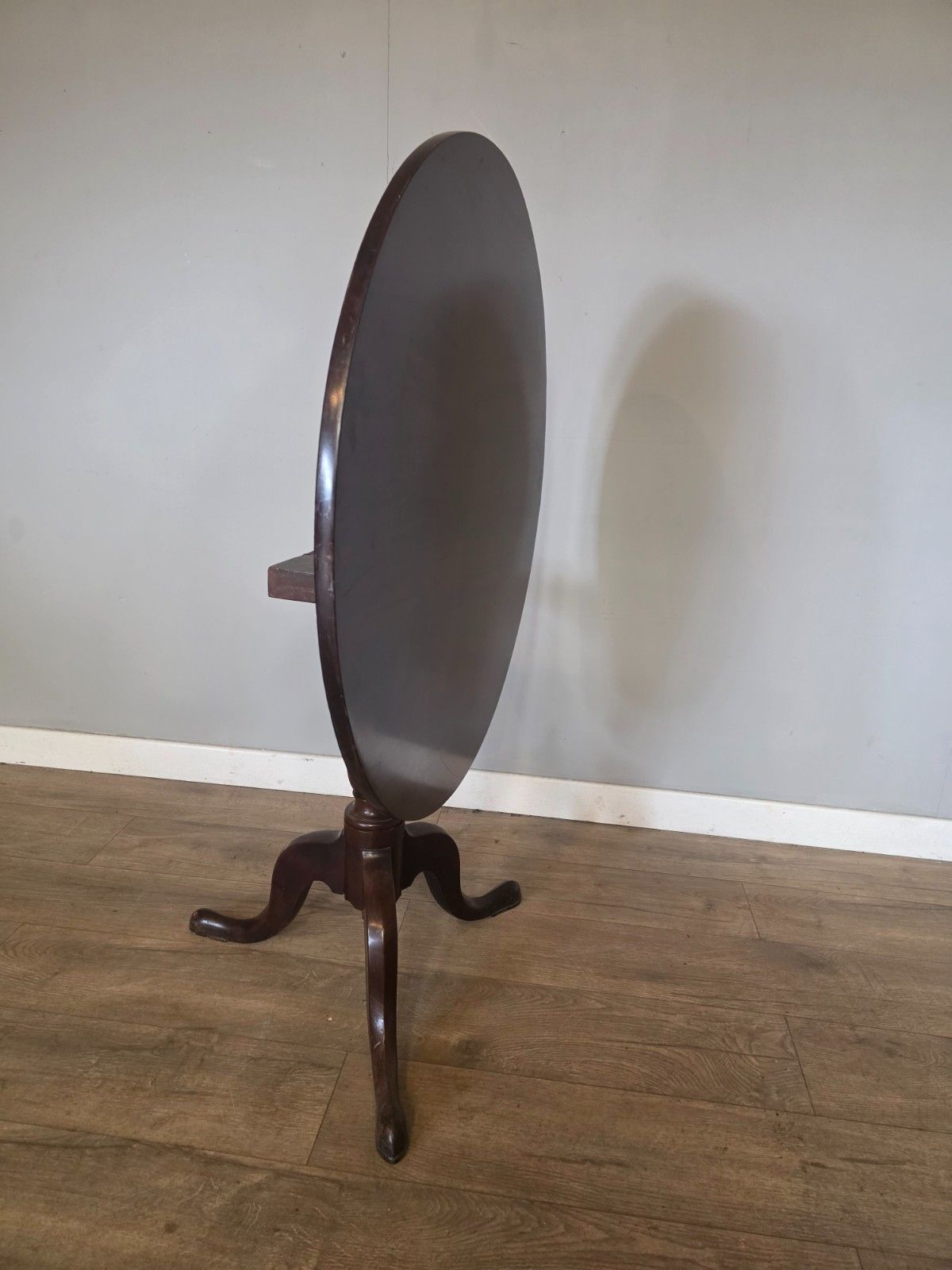 Antique Mahogany George III Tilt Top Table 1800s photo furniture