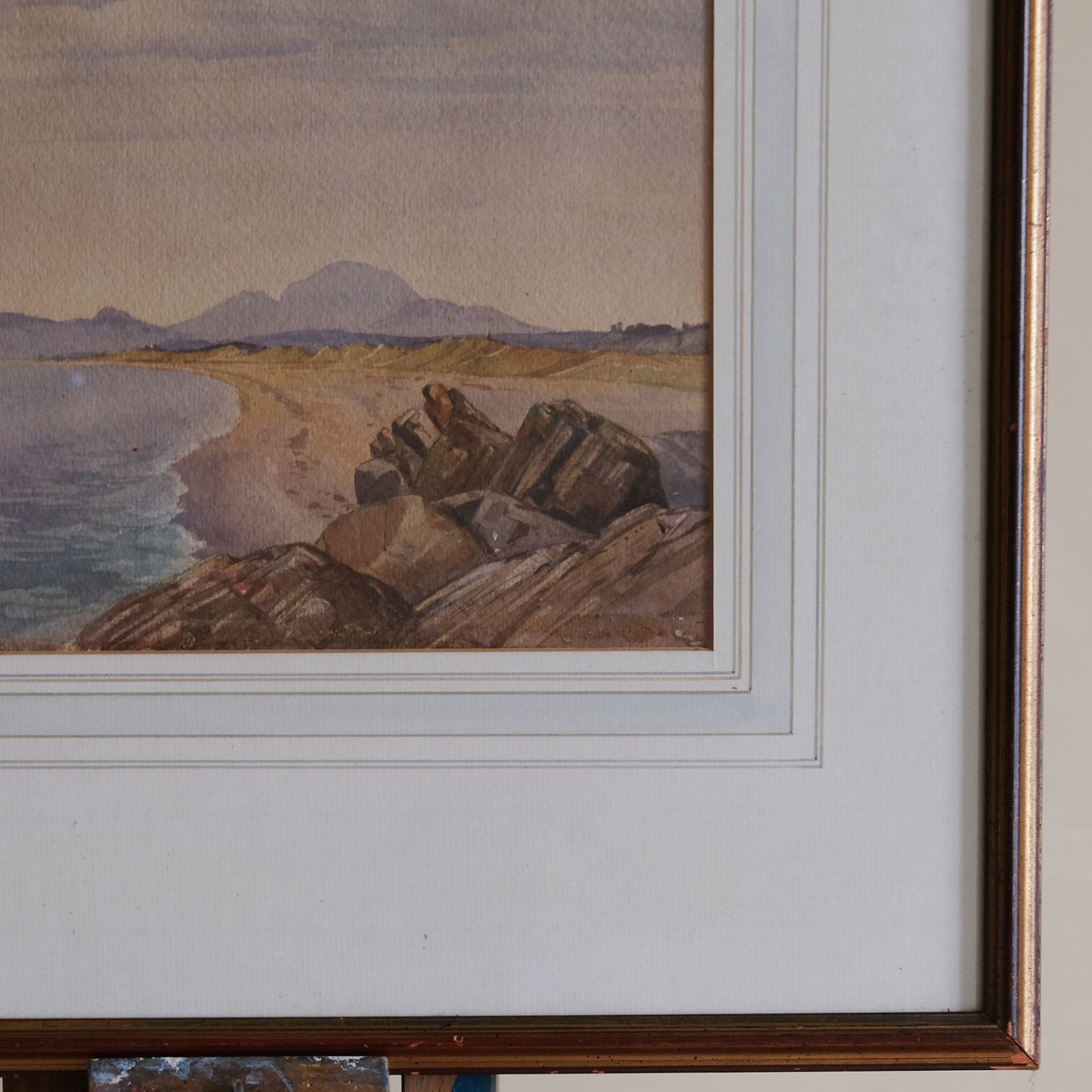 Coastal Landscape With Mountains In The Distance photo furniture
