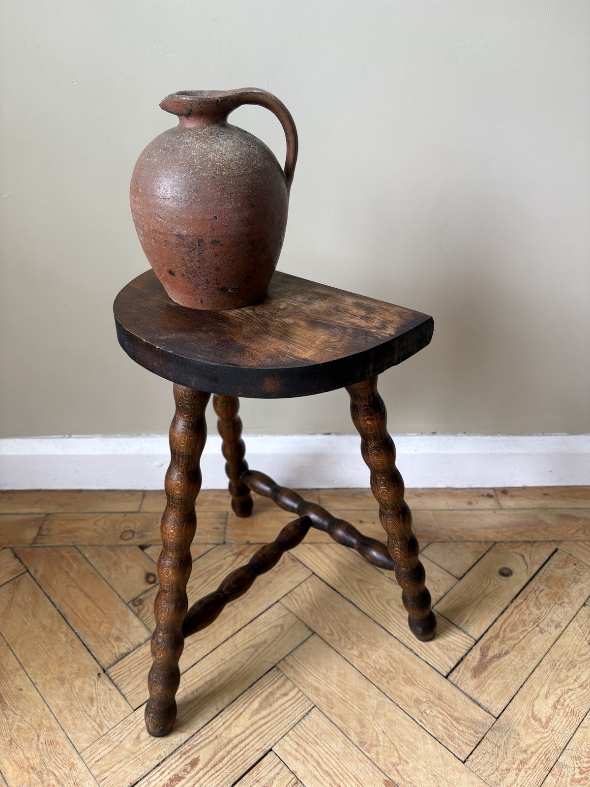 Medium Height French Bobbin Stool photo furniture