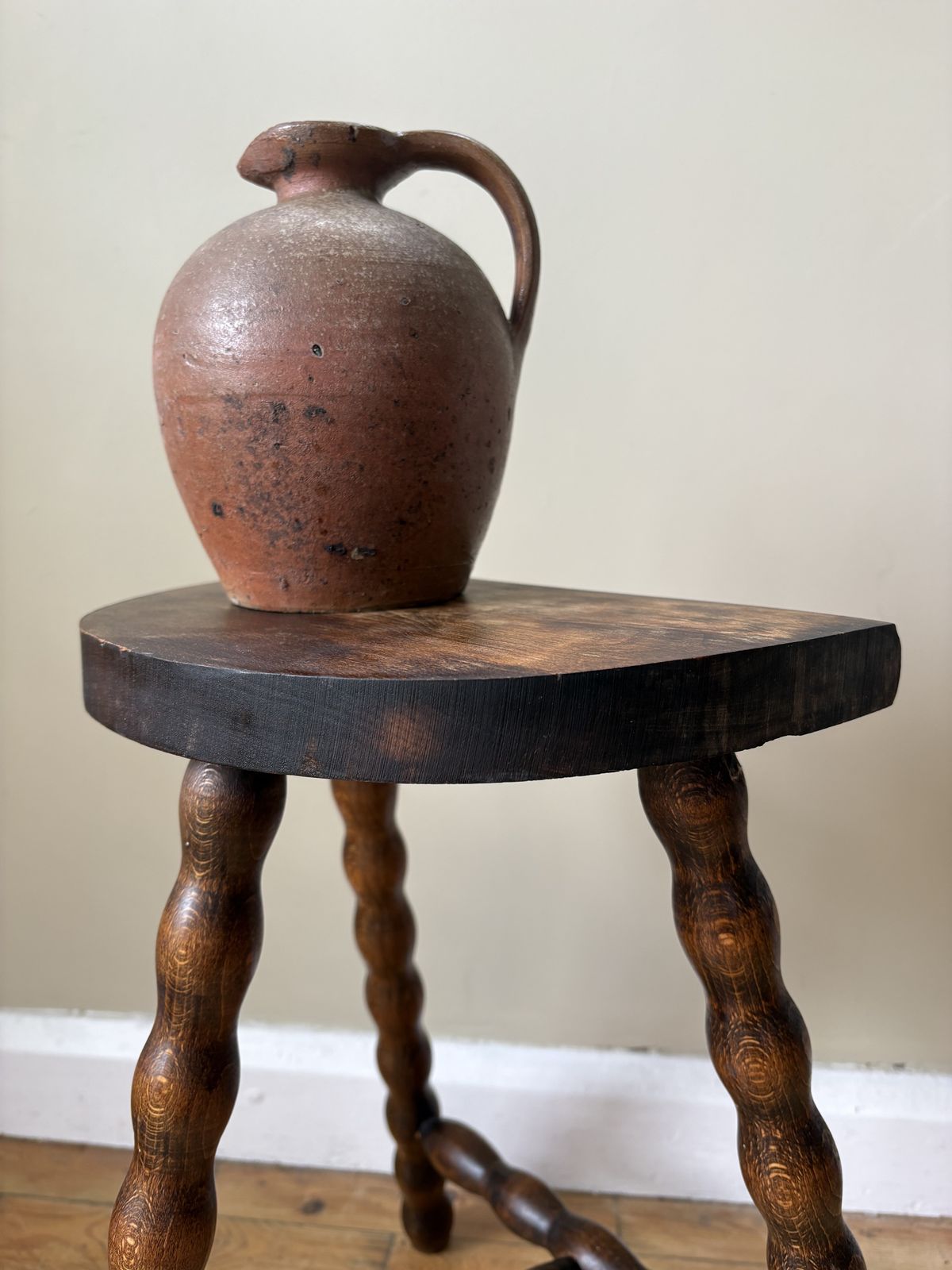 Medium Height French Bobbin Stool photo for sale