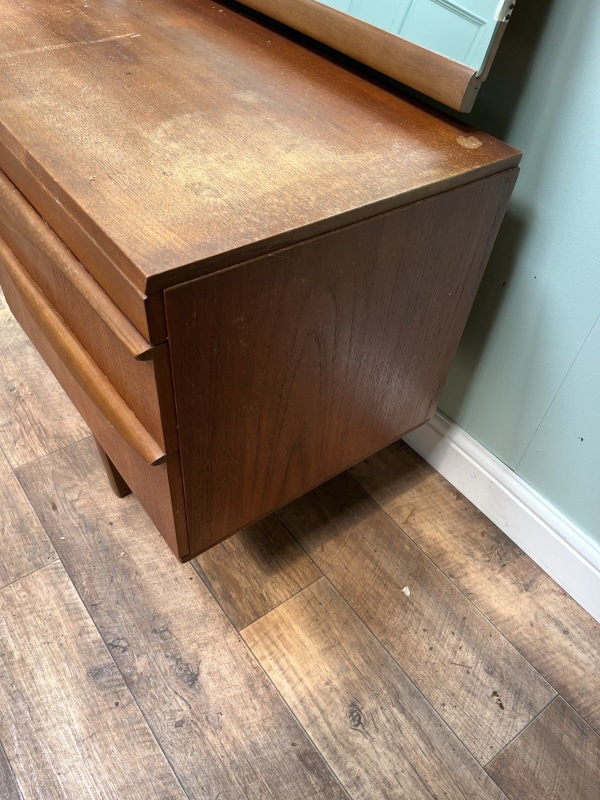 Stunning Mid Century Retro Teak Vintage Dressing Table, Sideboard, Desk photo for sale