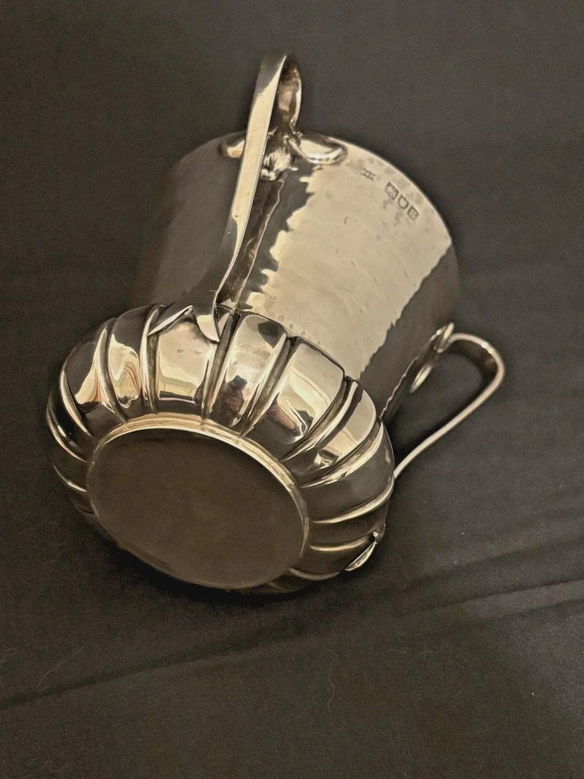 Antique Sterling Silver Arts And Crafts Tyg – London 1902, Moss Morris photo vinterior
