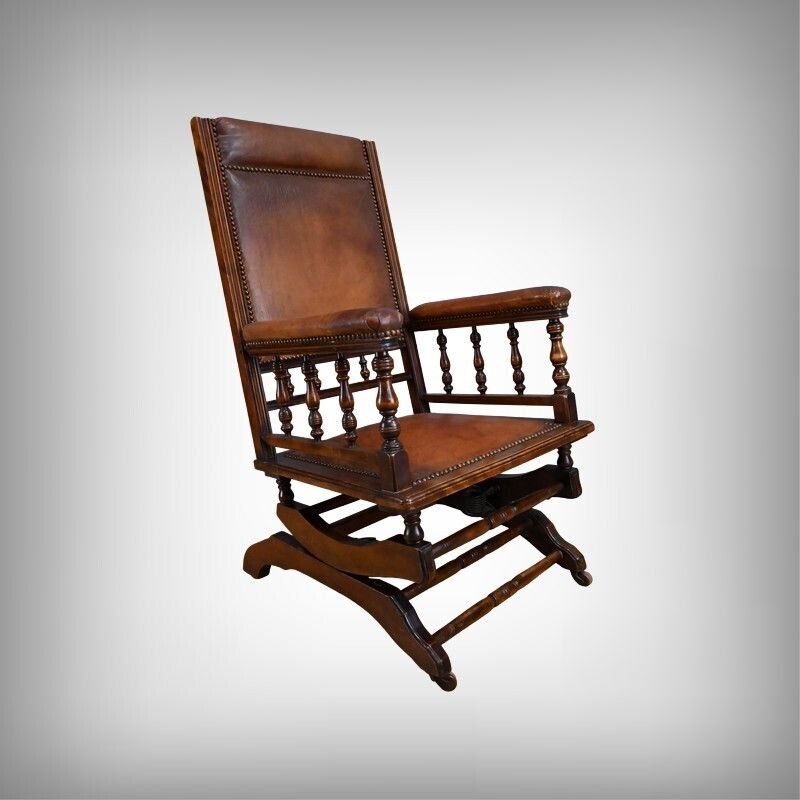Mahogany Rocking Chair, England – Early 20th Century photo furniture