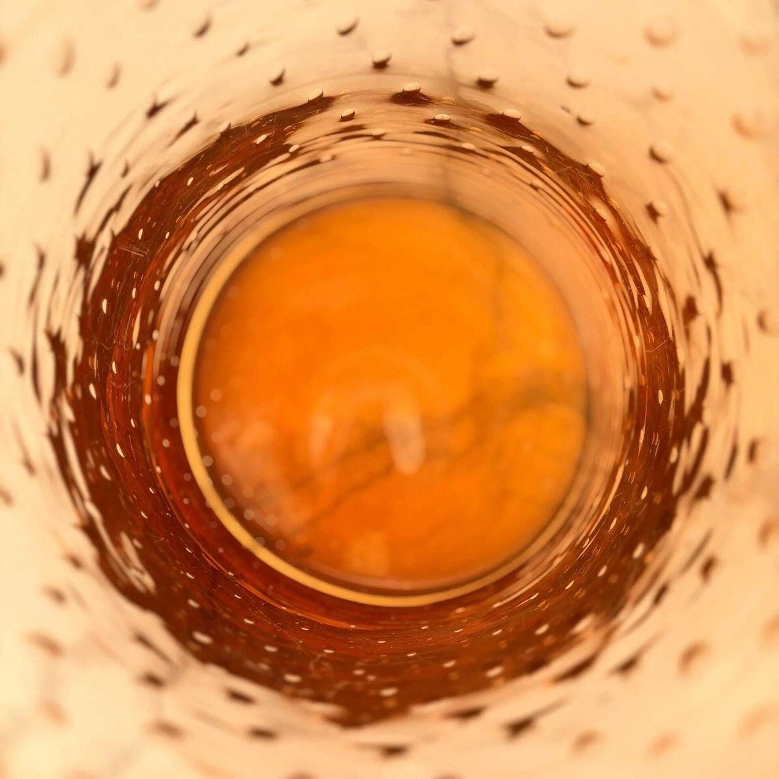 photo buy Midcentury Amber Bubble Glass Vase Vintage Italian Art Glass Vessel