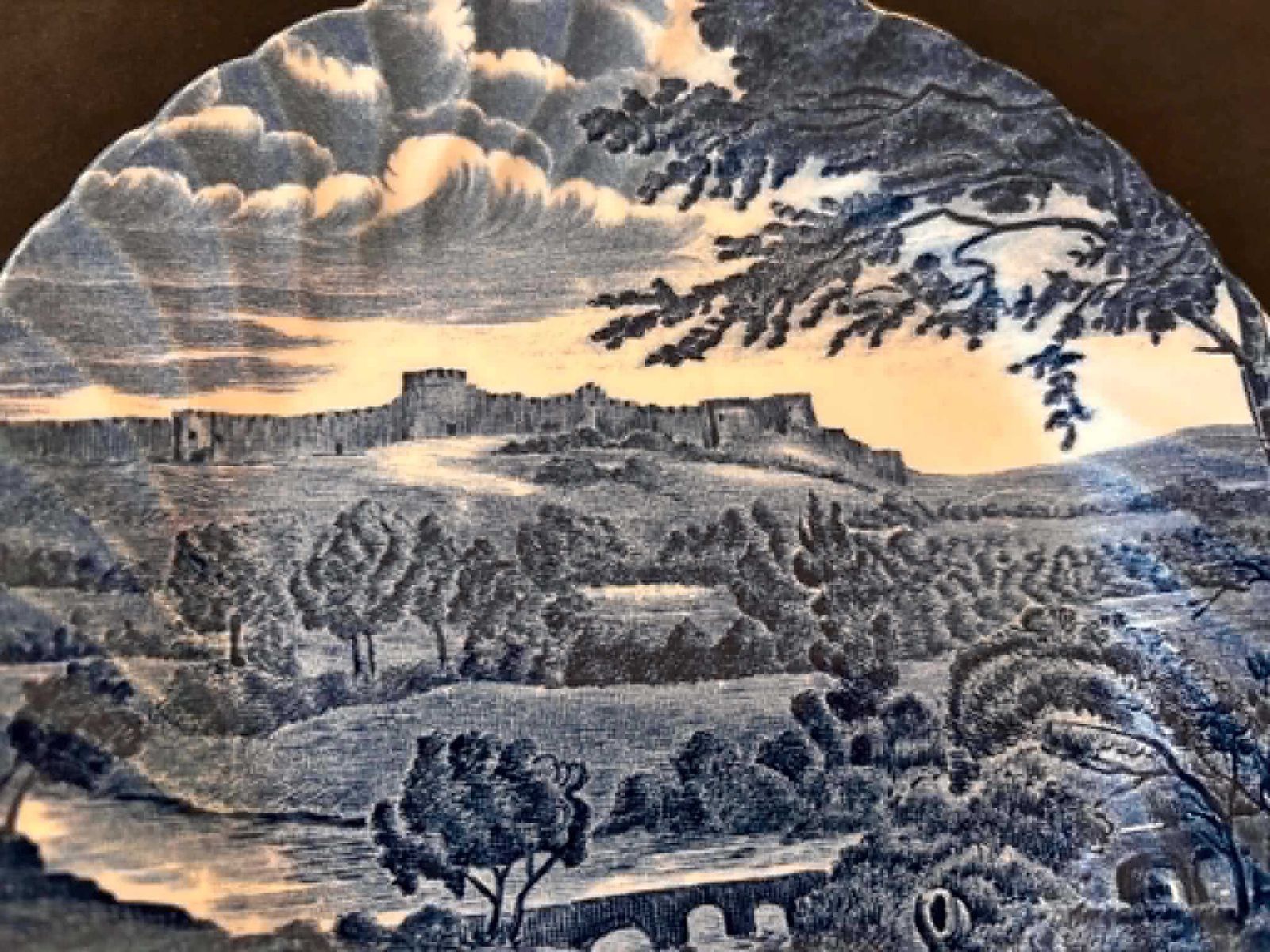 Road To Windsor 6 Dessert Plates Blue Plate Set By Johnson Brothers: English Transferware 19,7 Cm/7.8" photo furniture