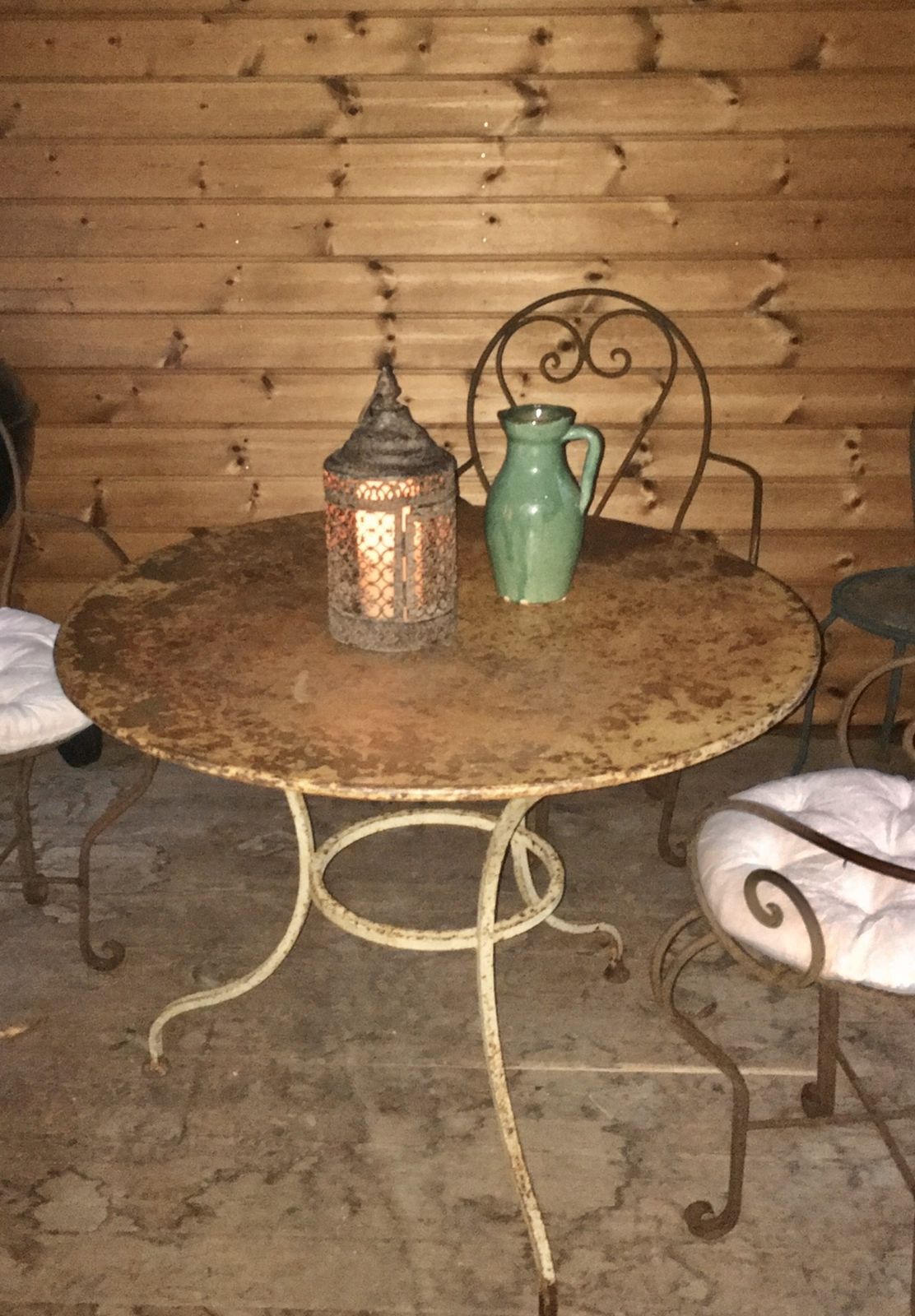 Antique 1930’s French Garden Table From Bordeaux (Not Chairs) photo Garden Furniture
