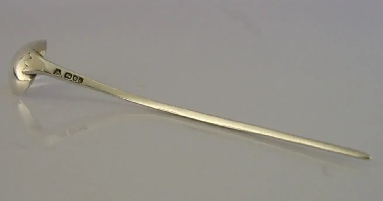 Amanda Birkett Designer Sterling Silver 7.75 Inch Long Spoon 1995 Hand Made photo Home Decor