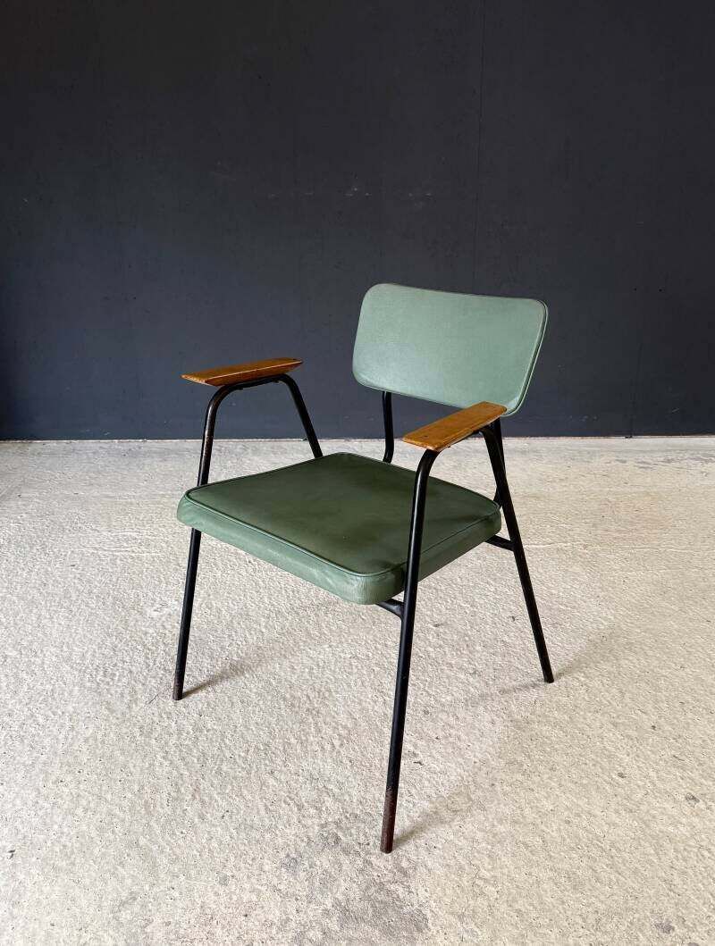 Space Age Design fauteuil "M" van Pierre Guariche voor Meurop, ca. jaren 1950 photo furniture