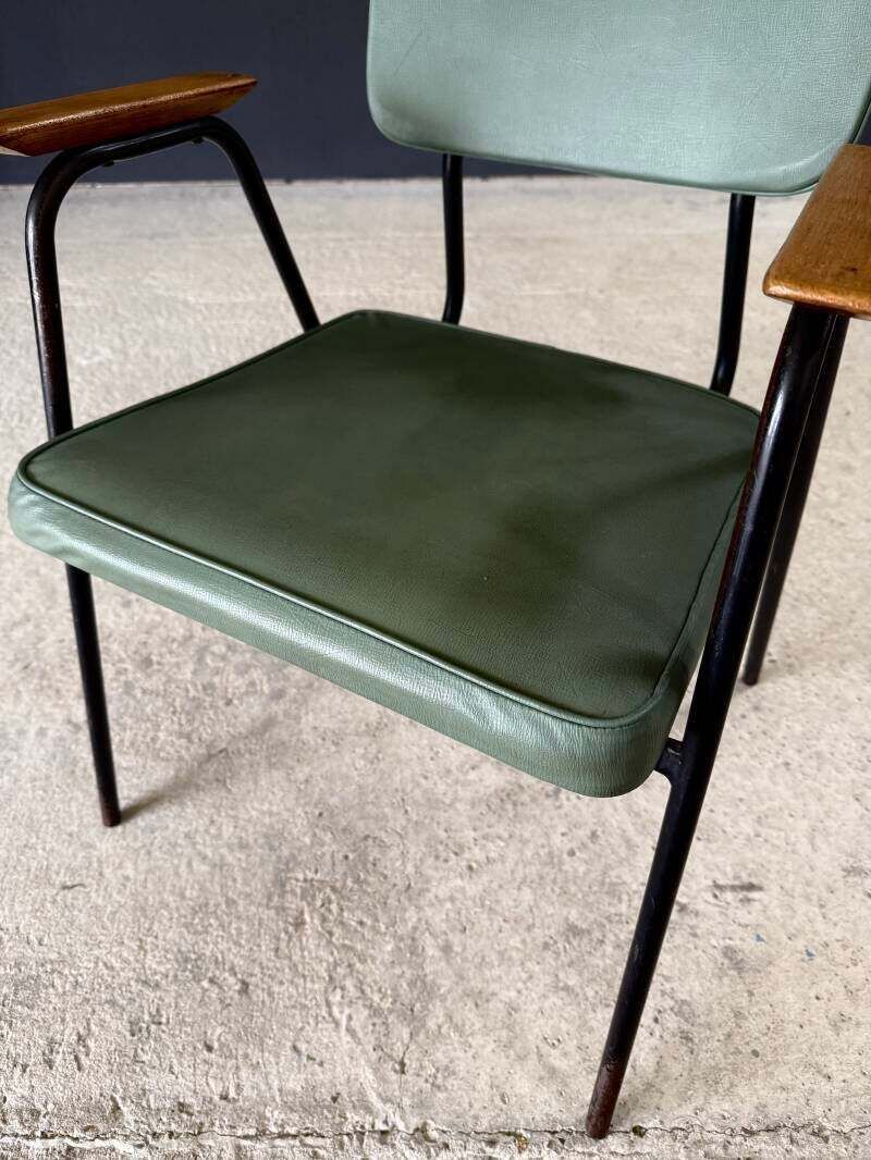 photo for sale Space Age Design fauteuil "M" van Pierre Guariche voor Meurop, ca. jaren 1950