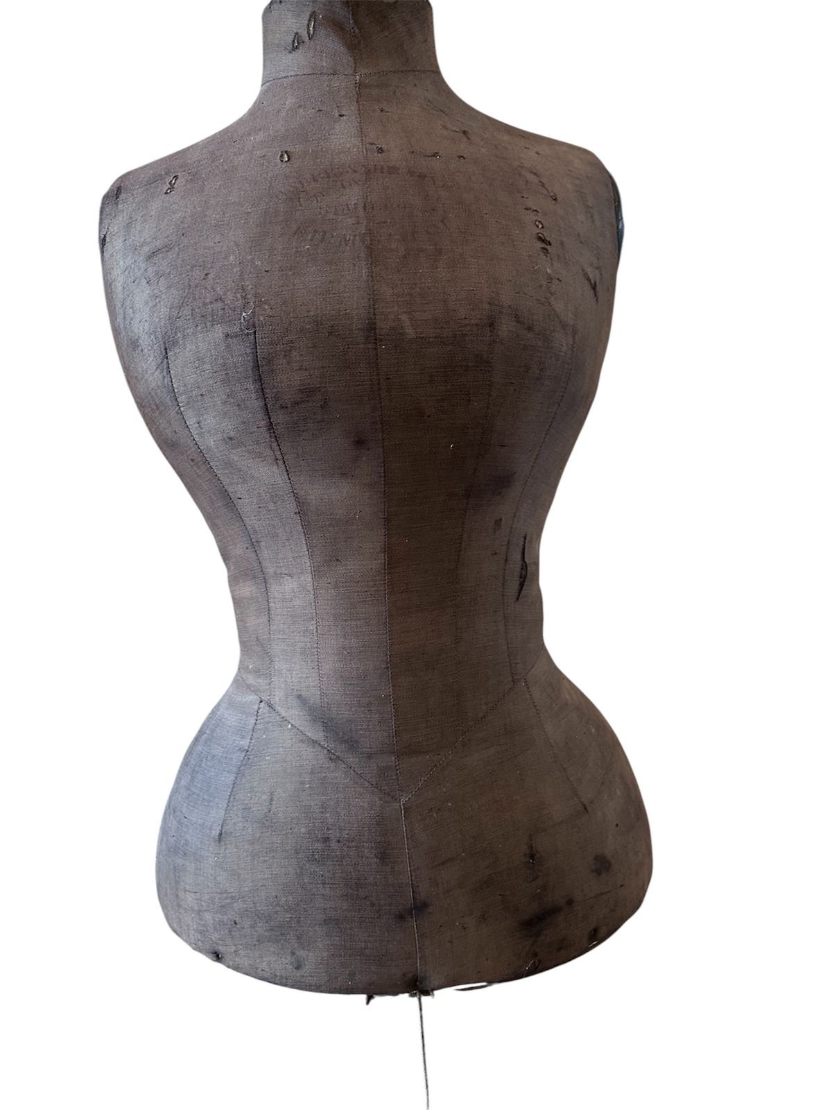 Wasp Waisted Antique Mannequin With Cage Skirt photo furniture