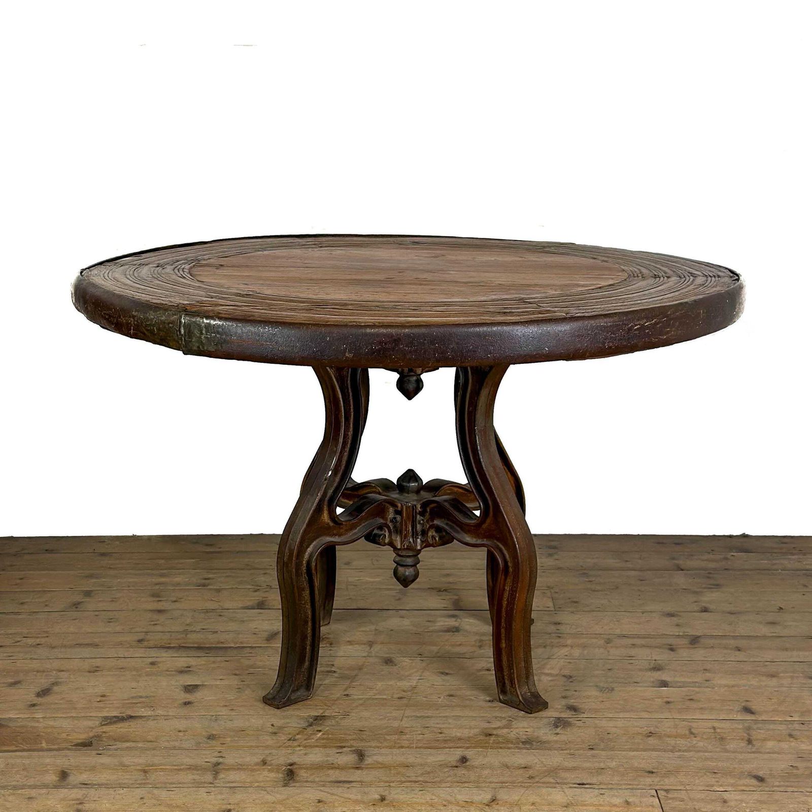 Large Cast Iron Dining Table Or Centre Table | Antique Table | Industrial Table | Dining Table | Antique Table (M 6905)