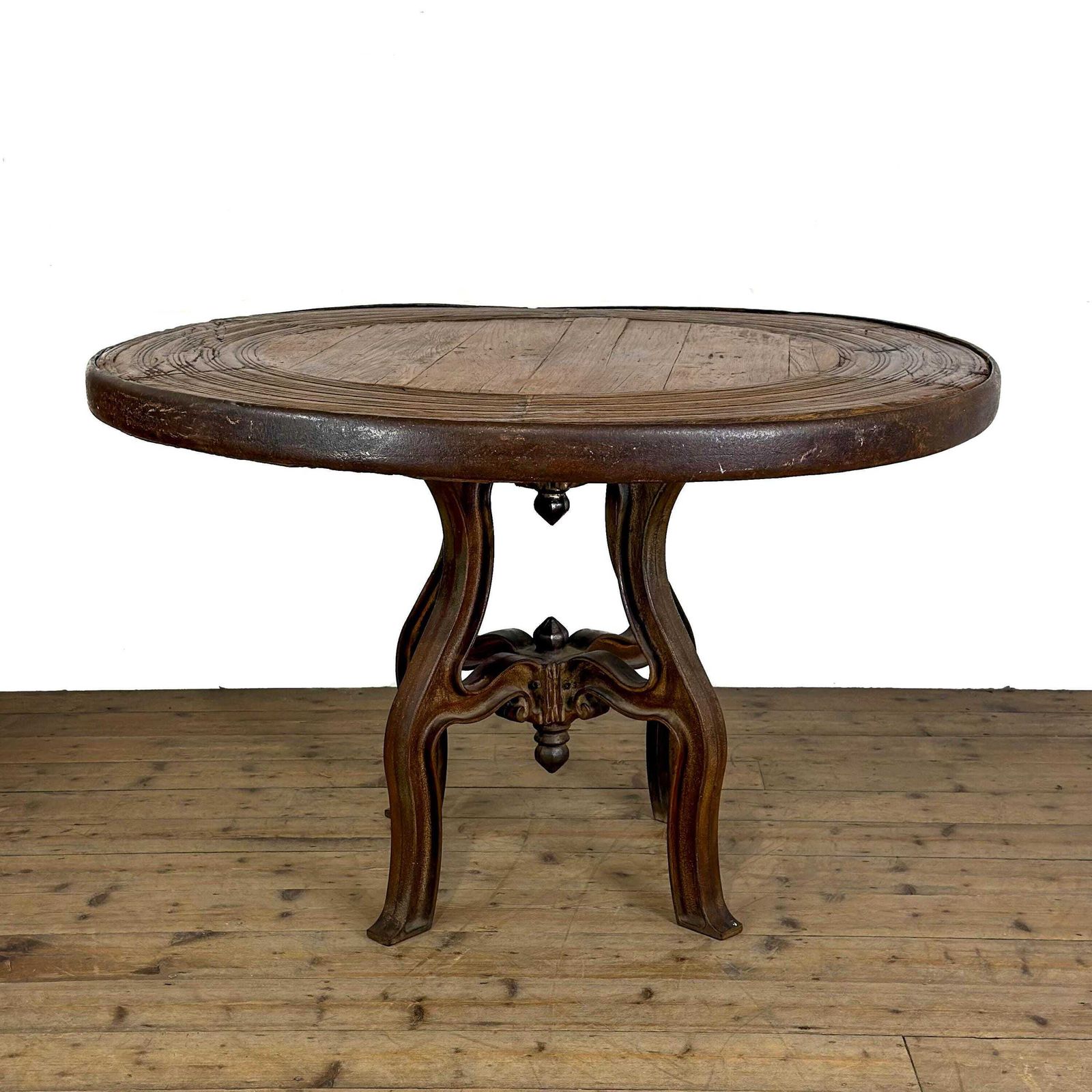 Large Cast Iron Dining Table Or Centre Table | Antique Table | Industrial Table | Dining Table | Antique Table (M 6905) photo 950.0
