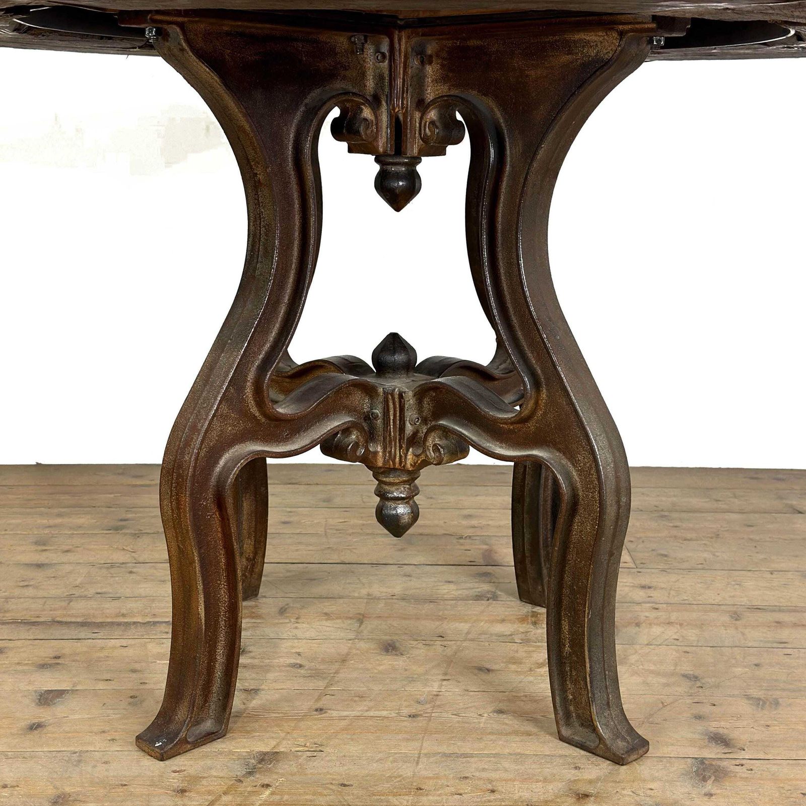 photo furniture Large Cast Iron Dining Table Or Centre Table | Antique Table | Industrial Table | Dining Table | Antique Table (M 6905)