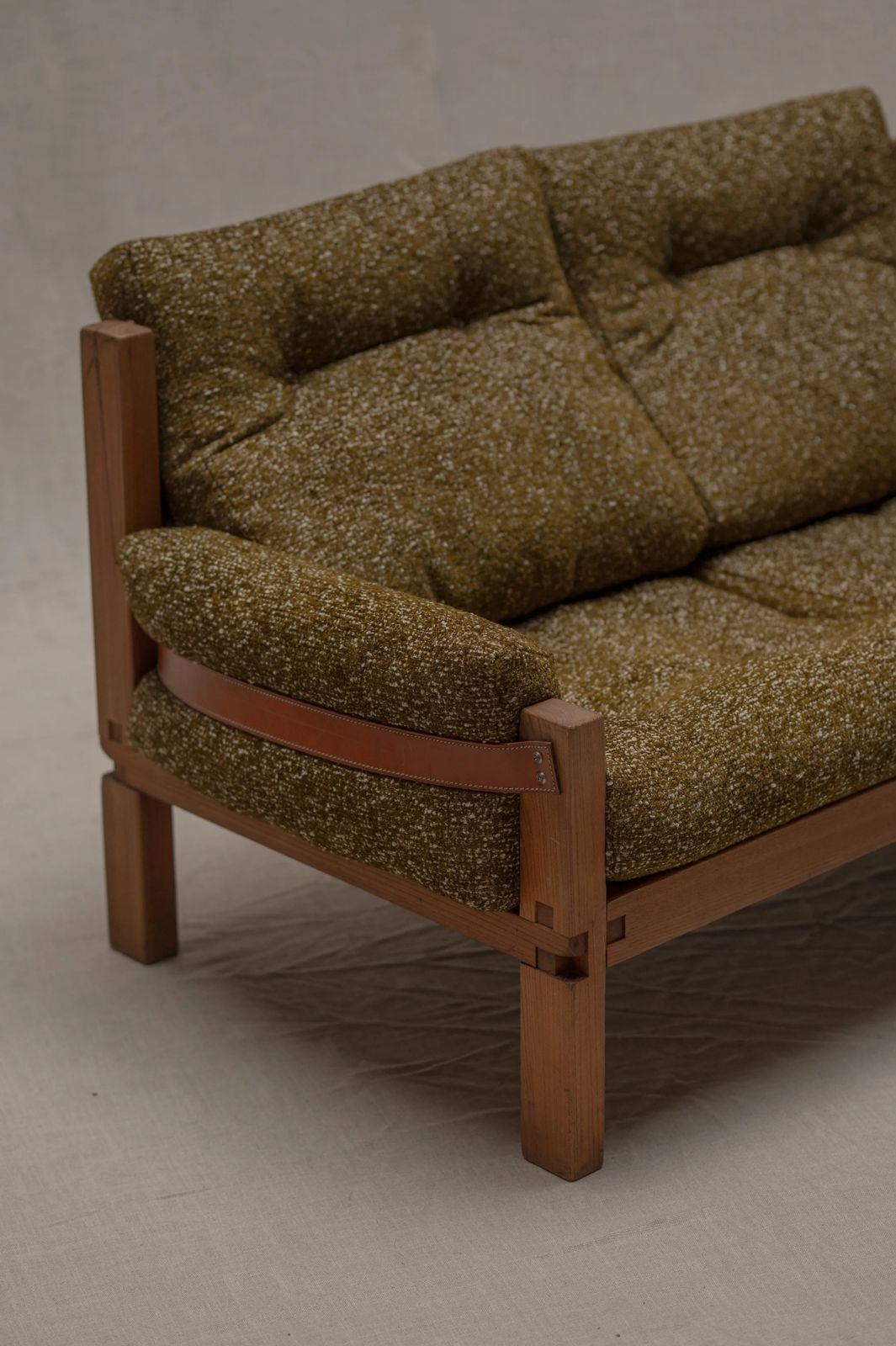 Pierre Chapo S22 Lounge Sofa, France 1960s photo furniture