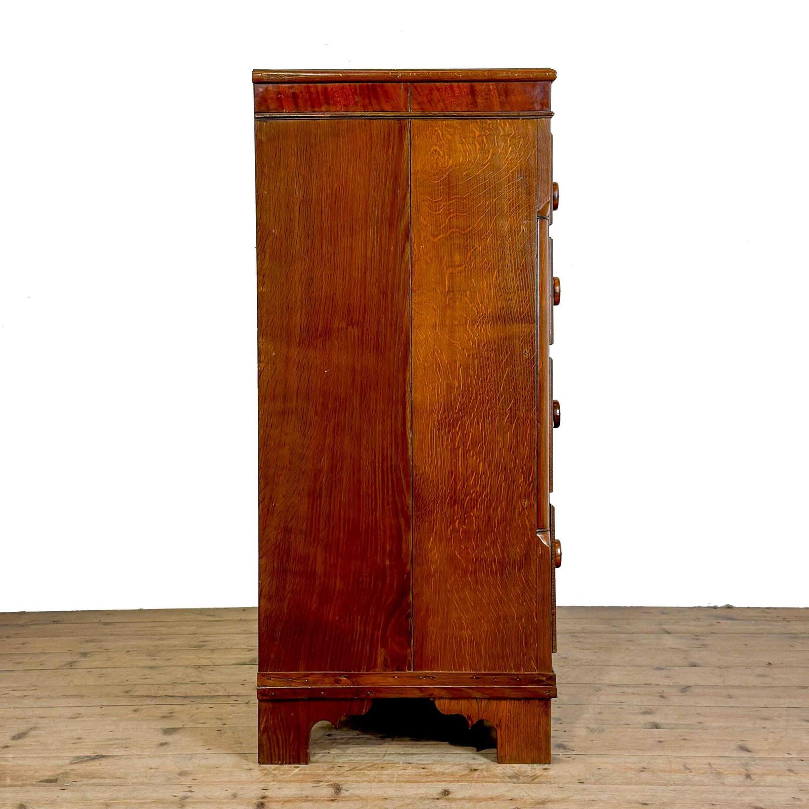 Antique 19th Century Oak Chest Of Drawers | Antique Storage | Bedroom Drawers | Antique Chest Of Drawer (M 6886) photo vinterior