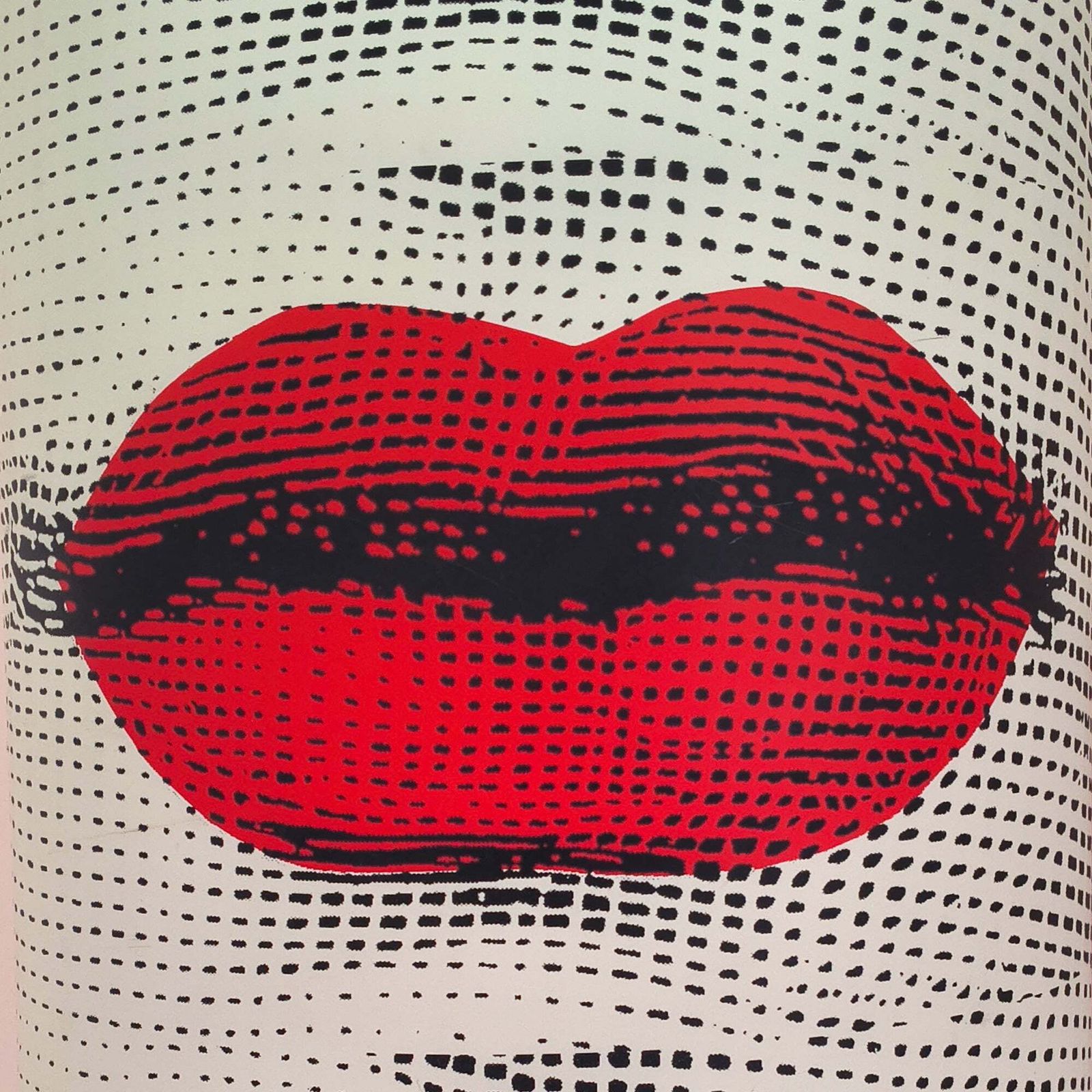 1990s Piero Fornasetti "Kisses" Floor Lamp For Antonangeli, Follia Pratica Collection. photo vintage