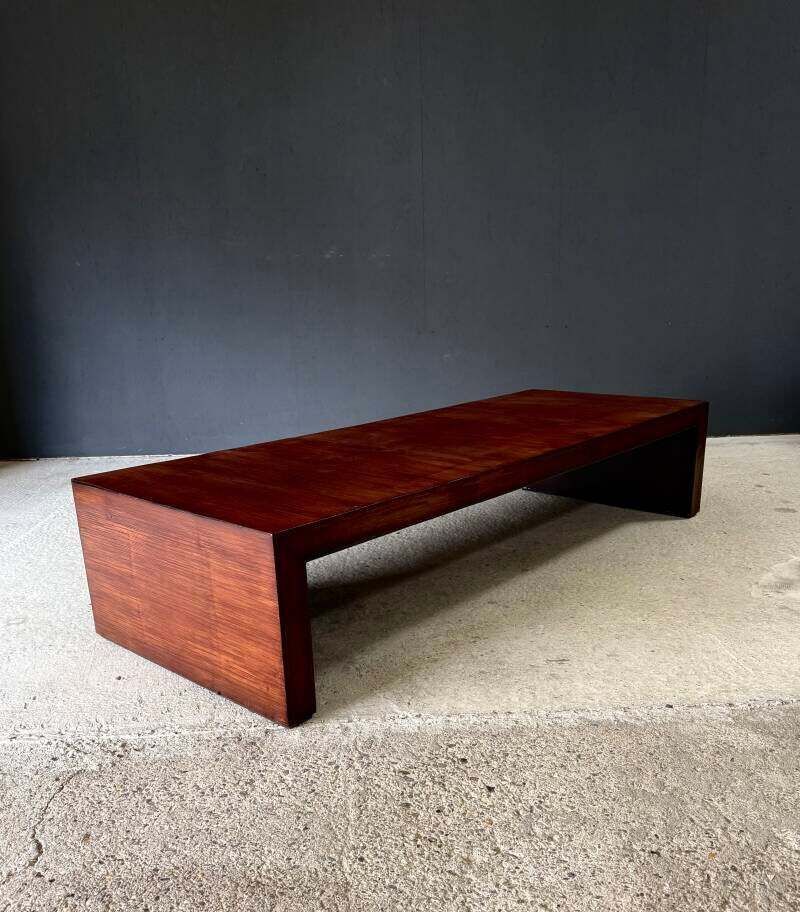 photo for sale Modernist Design Bamboo Coffee Table By Axel Vervoordt, 1980's