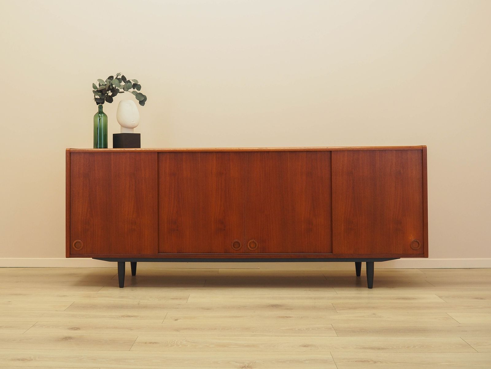 Teakhouten dressoir, Deens design, jaren 1970, gemaakt in Denemarken photo furniture