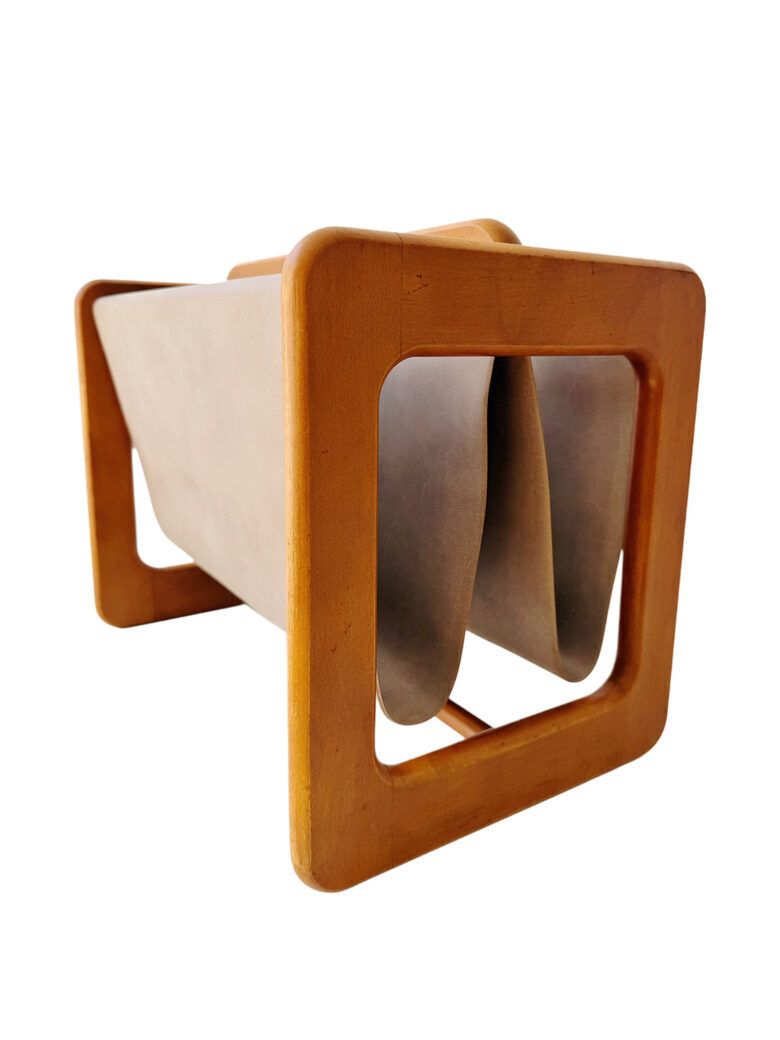 Deens design tijdschriftenrek, jaren 1960 – Teak photo 190.0