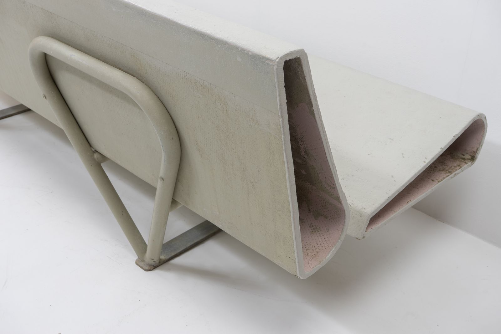 Eternit Bench By André Lasserre For Eternit Sa, Switzerland 1970s photo for sale